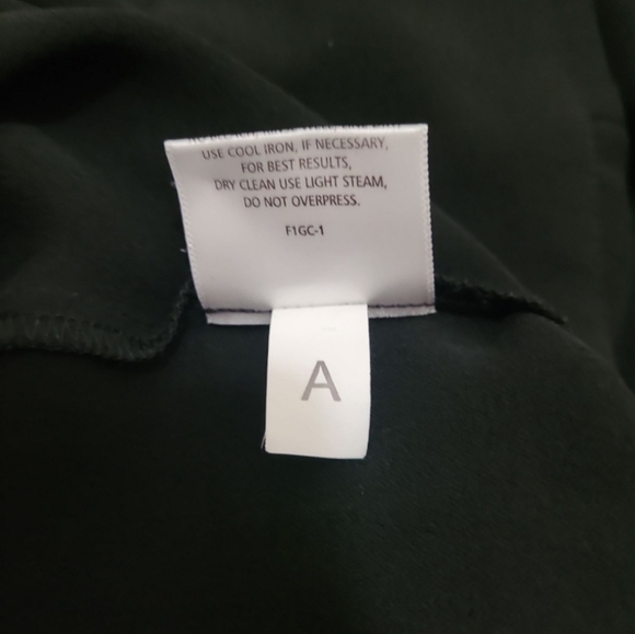 Eileen Fisher Silk Straight Leg Flat Front Side Zip Flowy Pants Black Size 3X - Picture 6 of 13